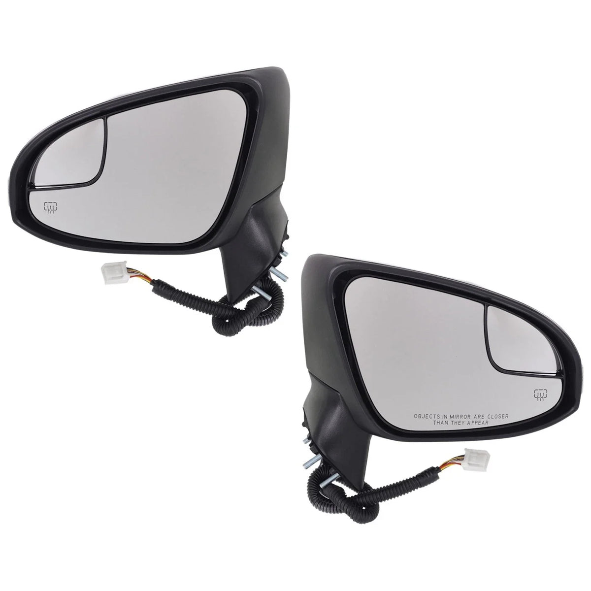 Pair of Heated Mirrors for 2013-2014 Toyota Venza