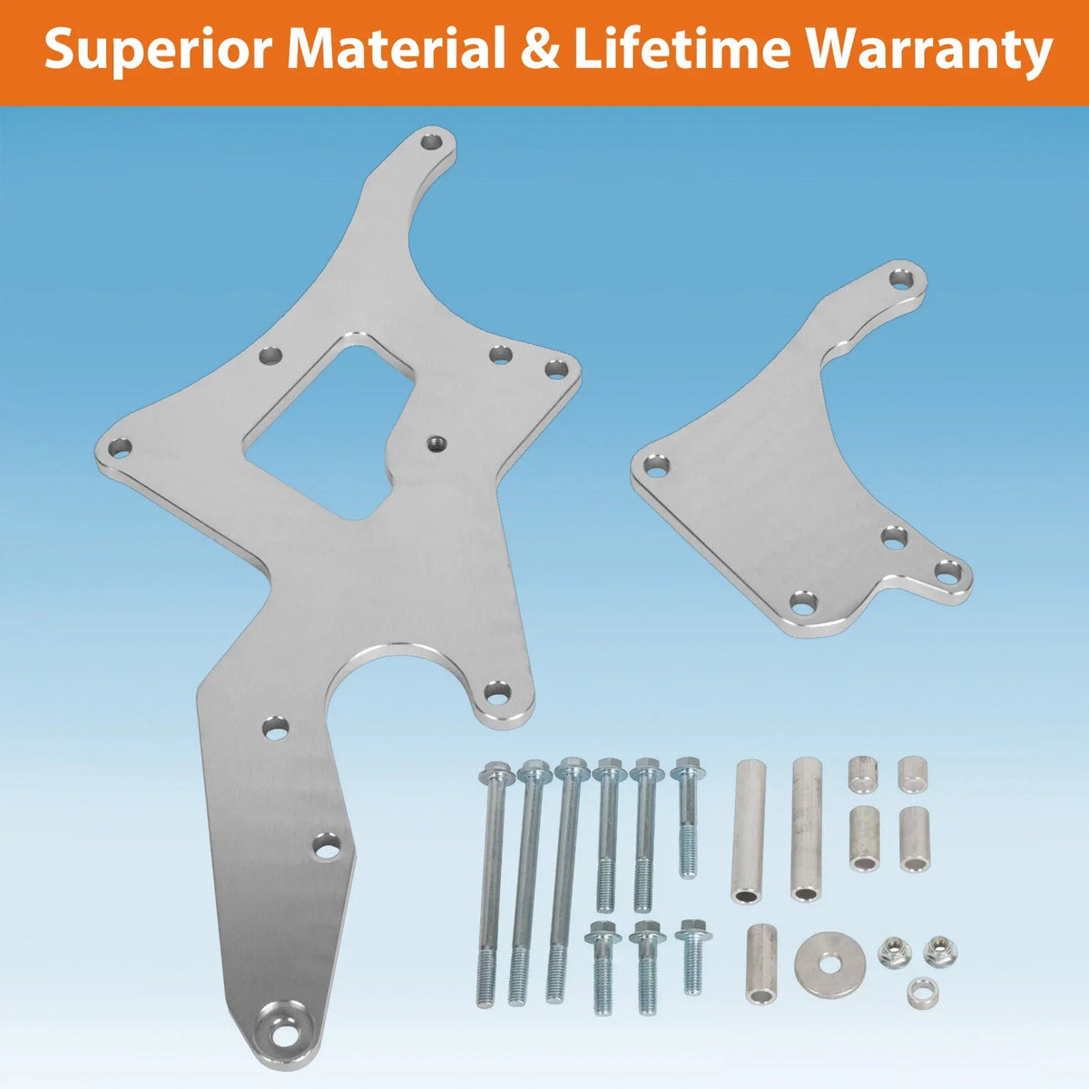 Alternator & Power Steering Pump Serpentine Bracket for LS Engines