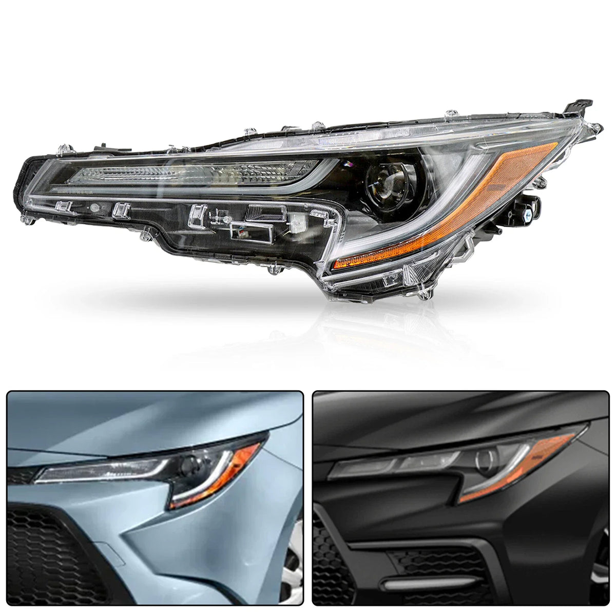 LED Left Driver Side Headlight for Toyota Corolla (2020–2021)