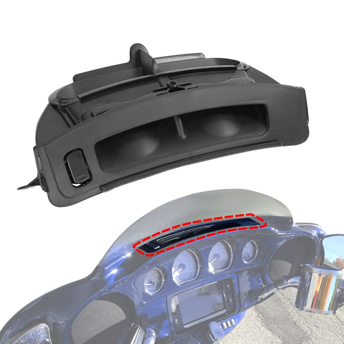 Inner Fairing Air Vent Duct for Harley Touring (2014-2023)