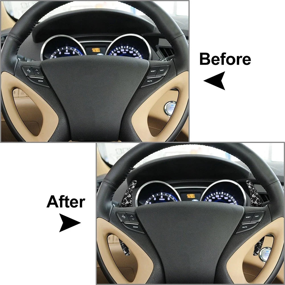 Steering Wheel Shift Paddle Extensions for Hyundai Sonata (2010–2015)