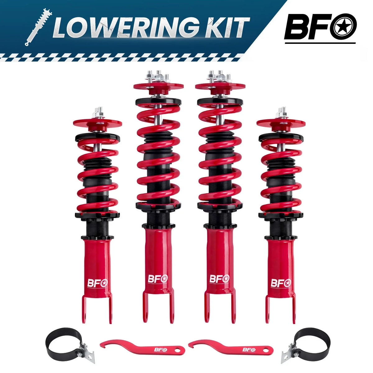 Lowering Kit Adjustable Coilovers for Honda S2000 (2000-2009)