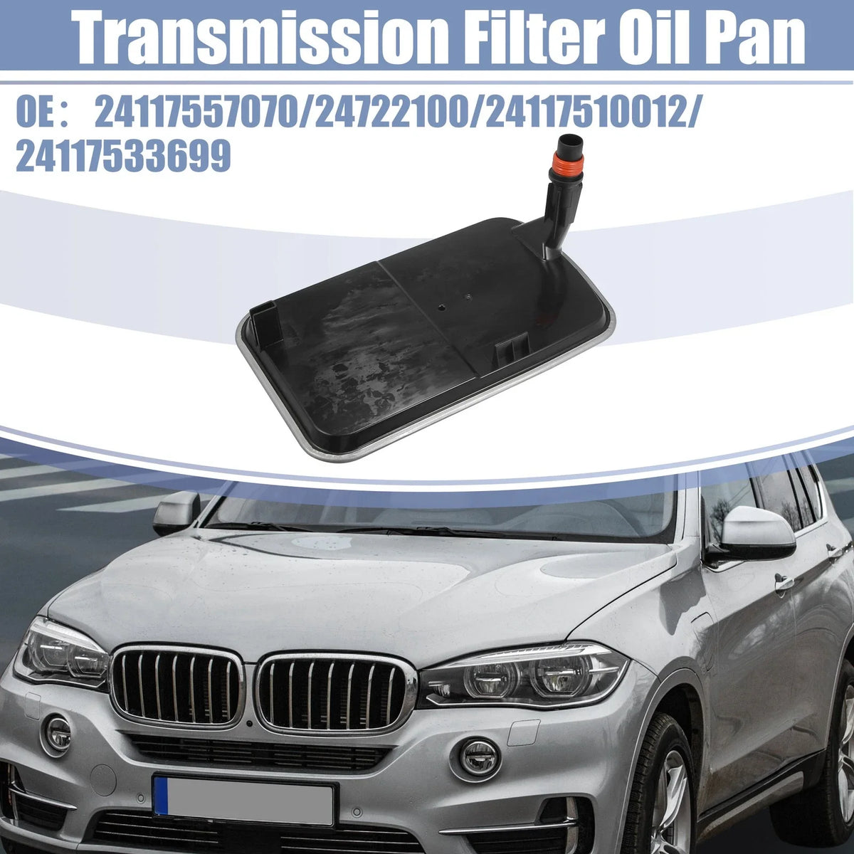 Transmission Filter Oil Pan for BMW X5 3.0i (2000–2006) - 24117510011