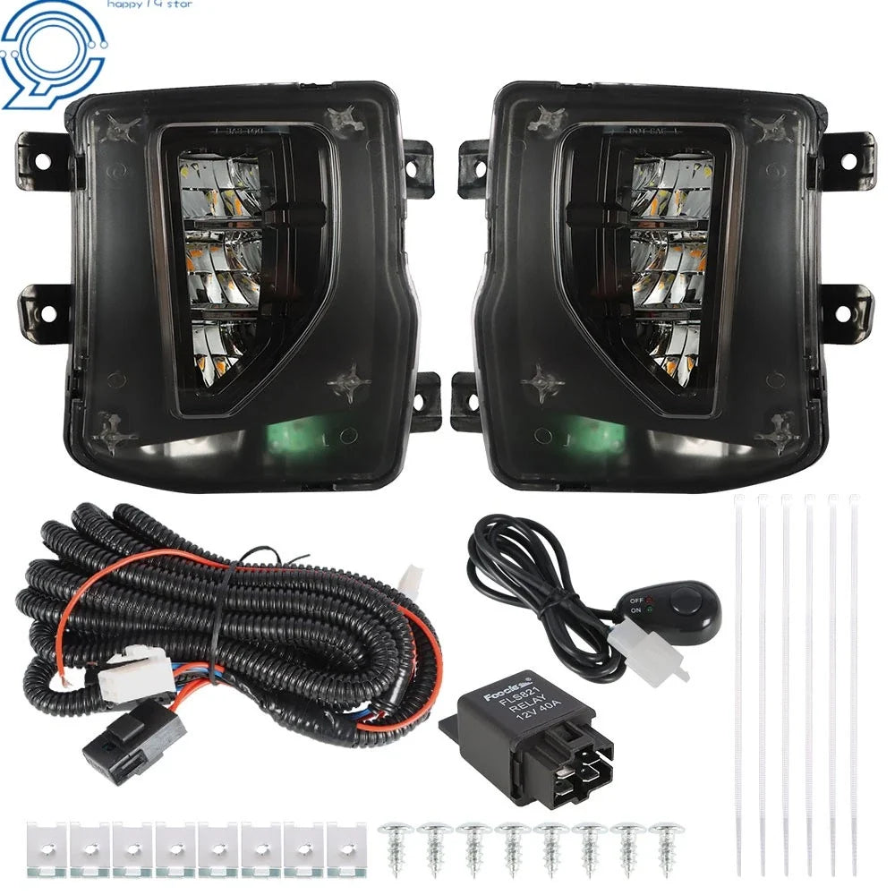 Set of 2 Fog Lights for Chevy Silverado (2016–2018)