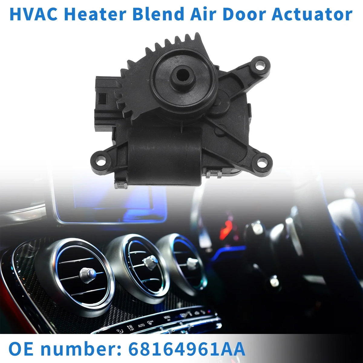 HVAC Blend Door Actuator Replacement for 2013-2016 Dodge Dart