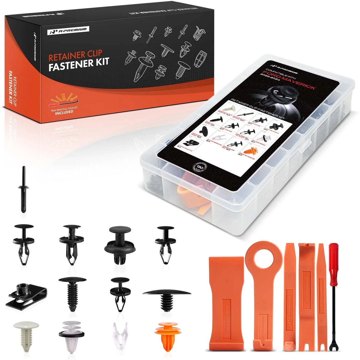 130 Pcs Bumper Retainer Clips for Ford Maverick (2022–2023)