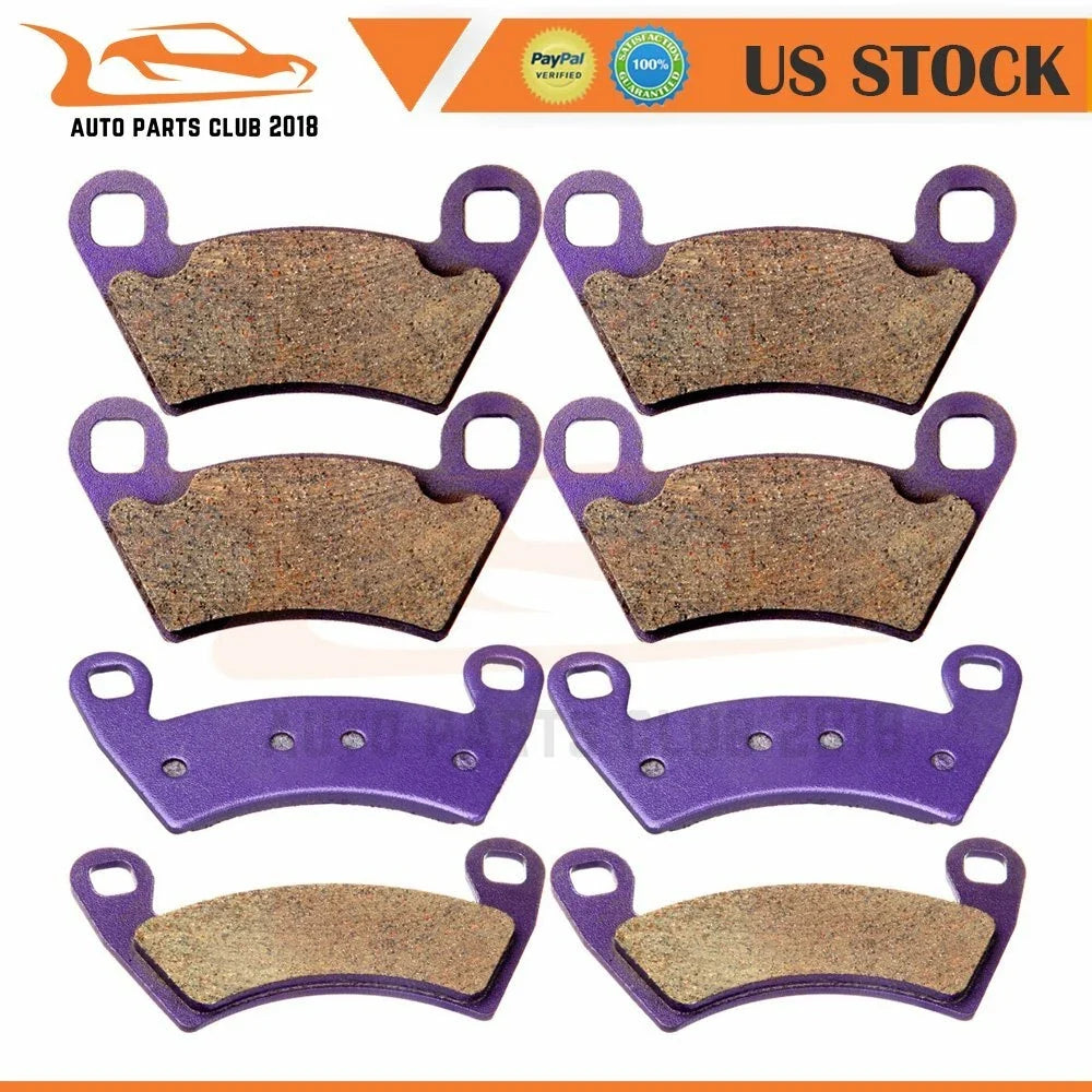 Front and Rear Brake Pads for Polaris Ranger XP 900 800 700 EV 08-15
