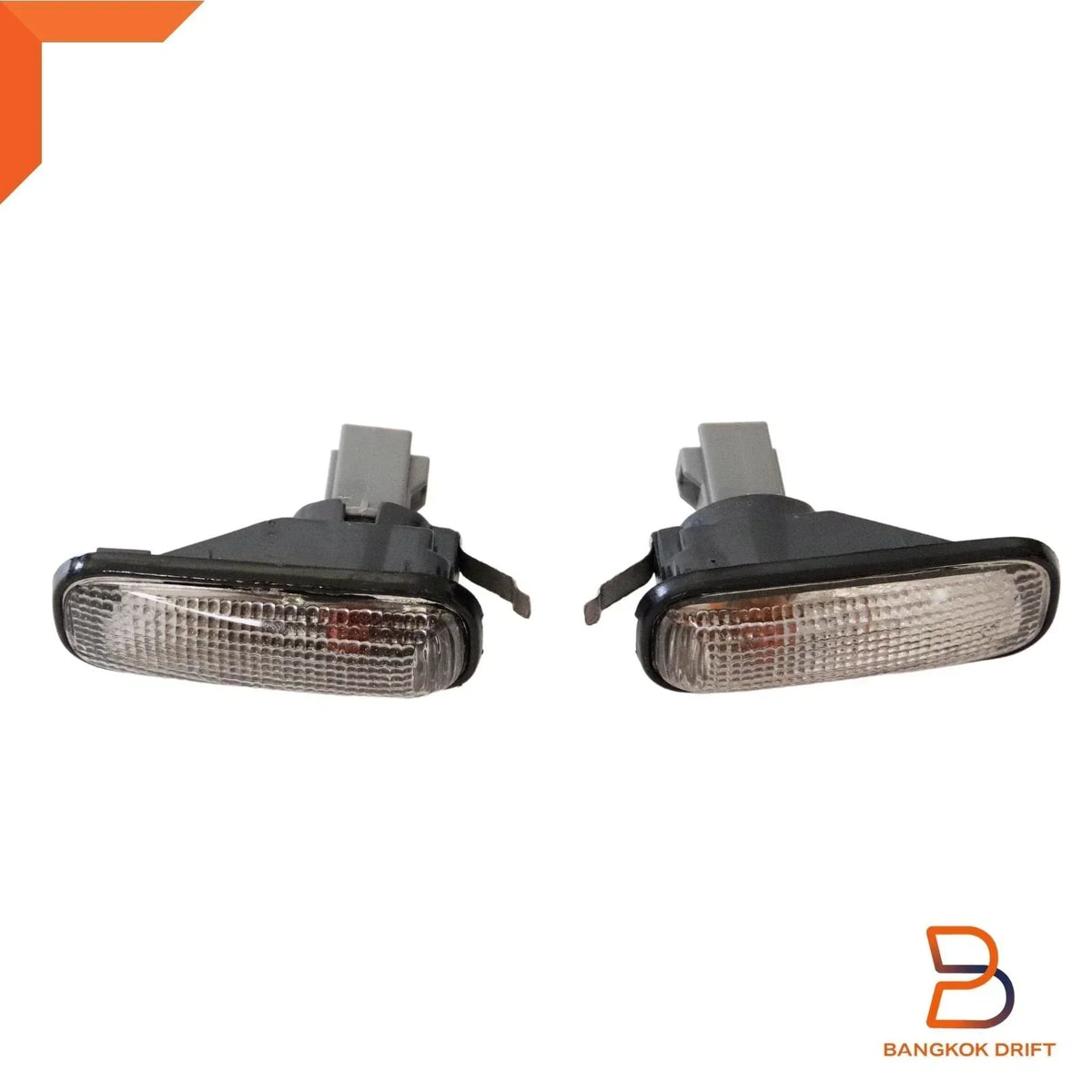 Side Marker Turn Signal Lights Clear Lens LH+RH for Honda Accord (1992-1995)