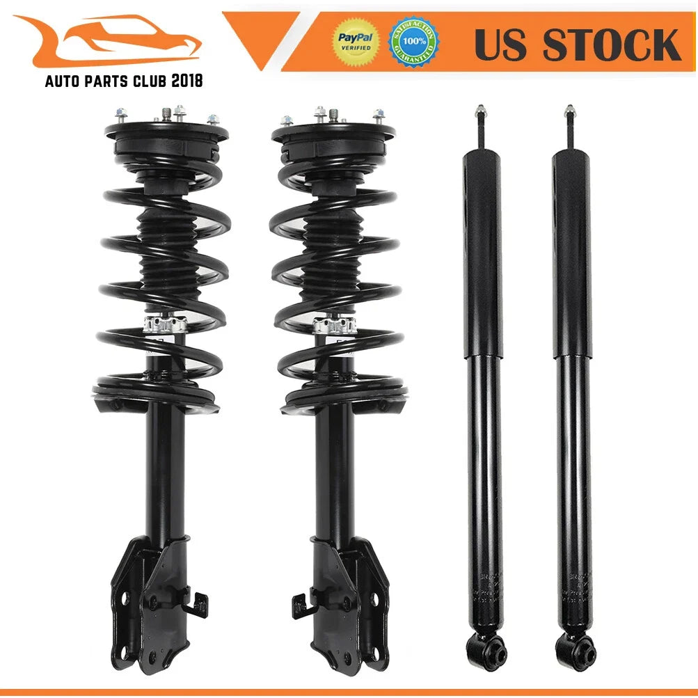 Front Quick Struts & Rear Shock Set for 2007-2010 Ford Edge - 4 Total