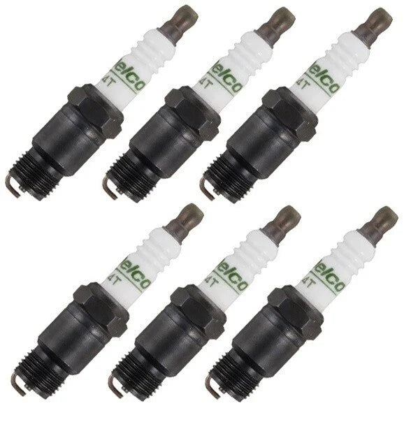 Set of 6 Spark Plugs for Chevrolet P20 P30 GMC K2500 K3500 C2500 (4.8L L6)