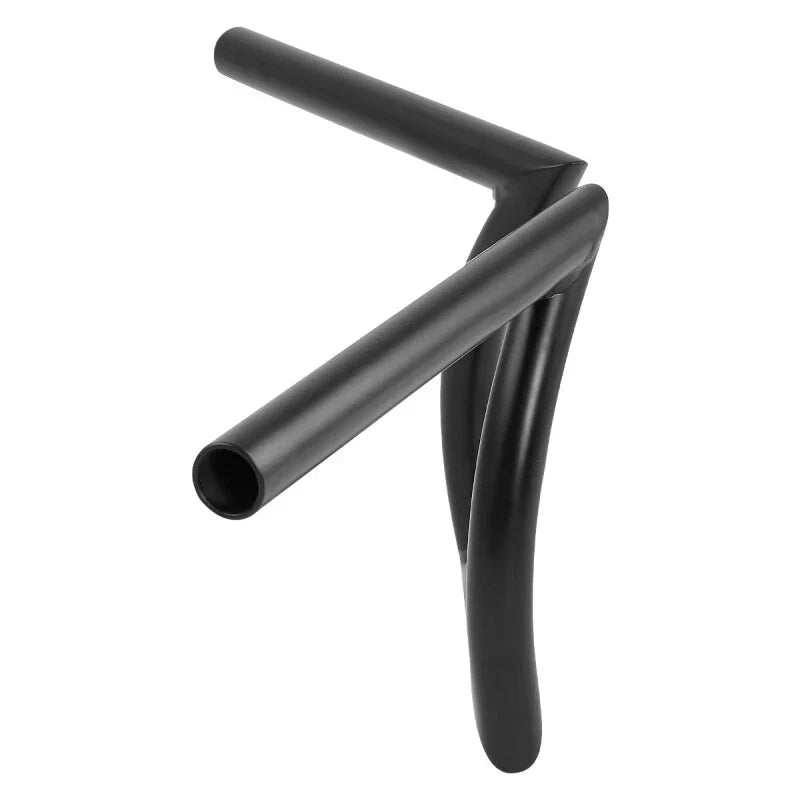1" Handlebars Black Z Bars for Harley Bobber and Chopper Custom