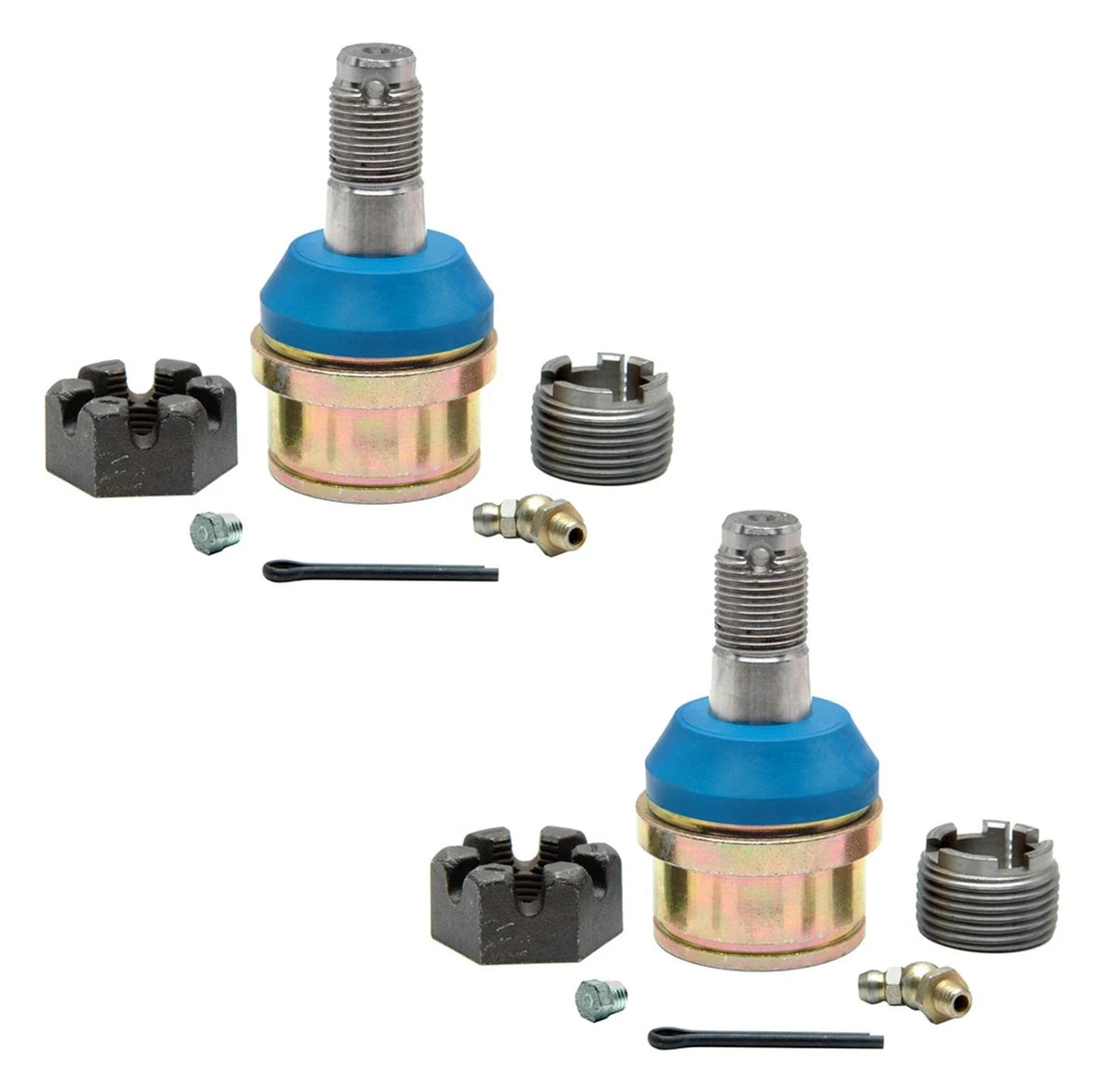 Set of 2 Front Upper Suspension Ball Joints for Chevy Ford GMC (4WD)