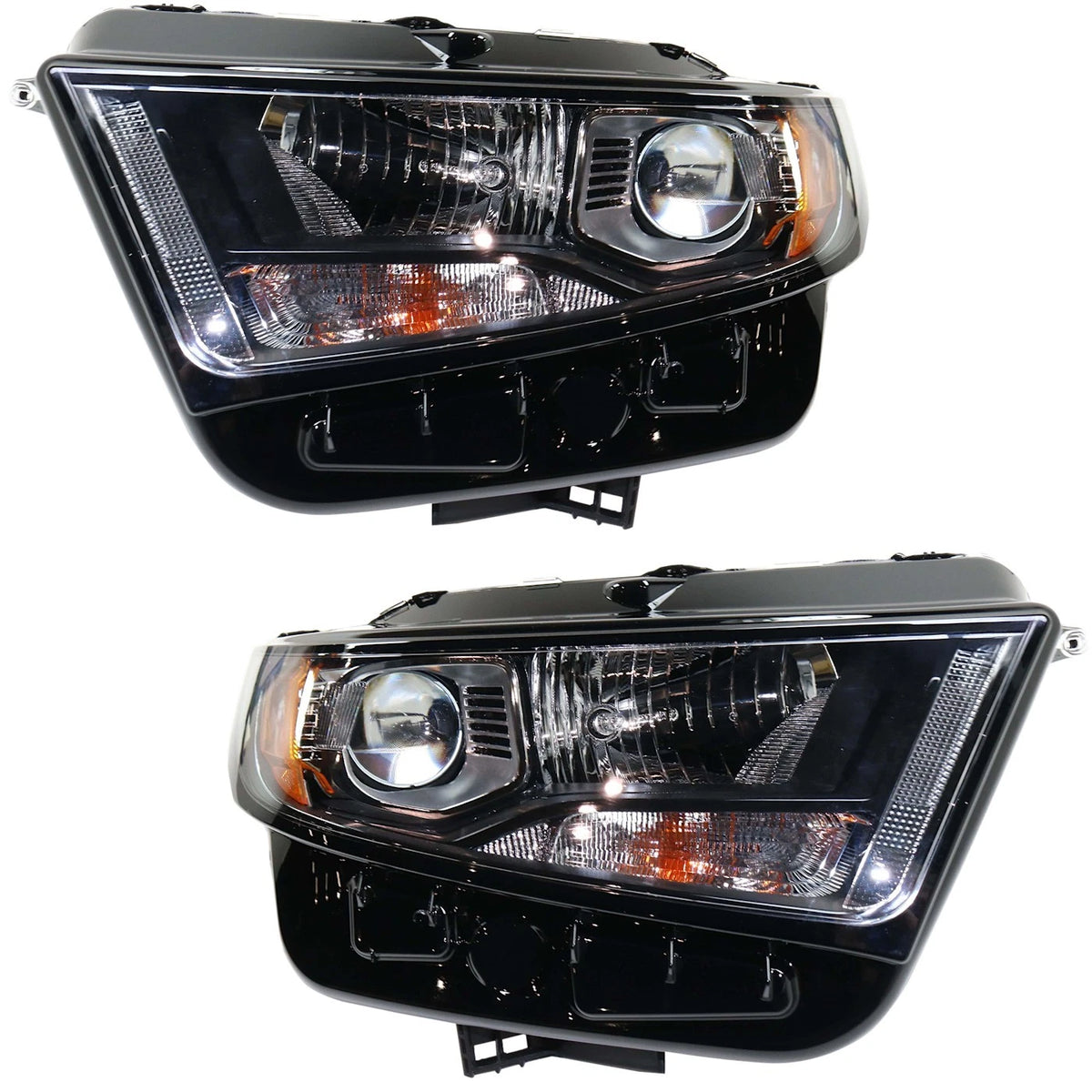 Headlights for Ford Edge (2015–2018) Halogen with Bulbs
