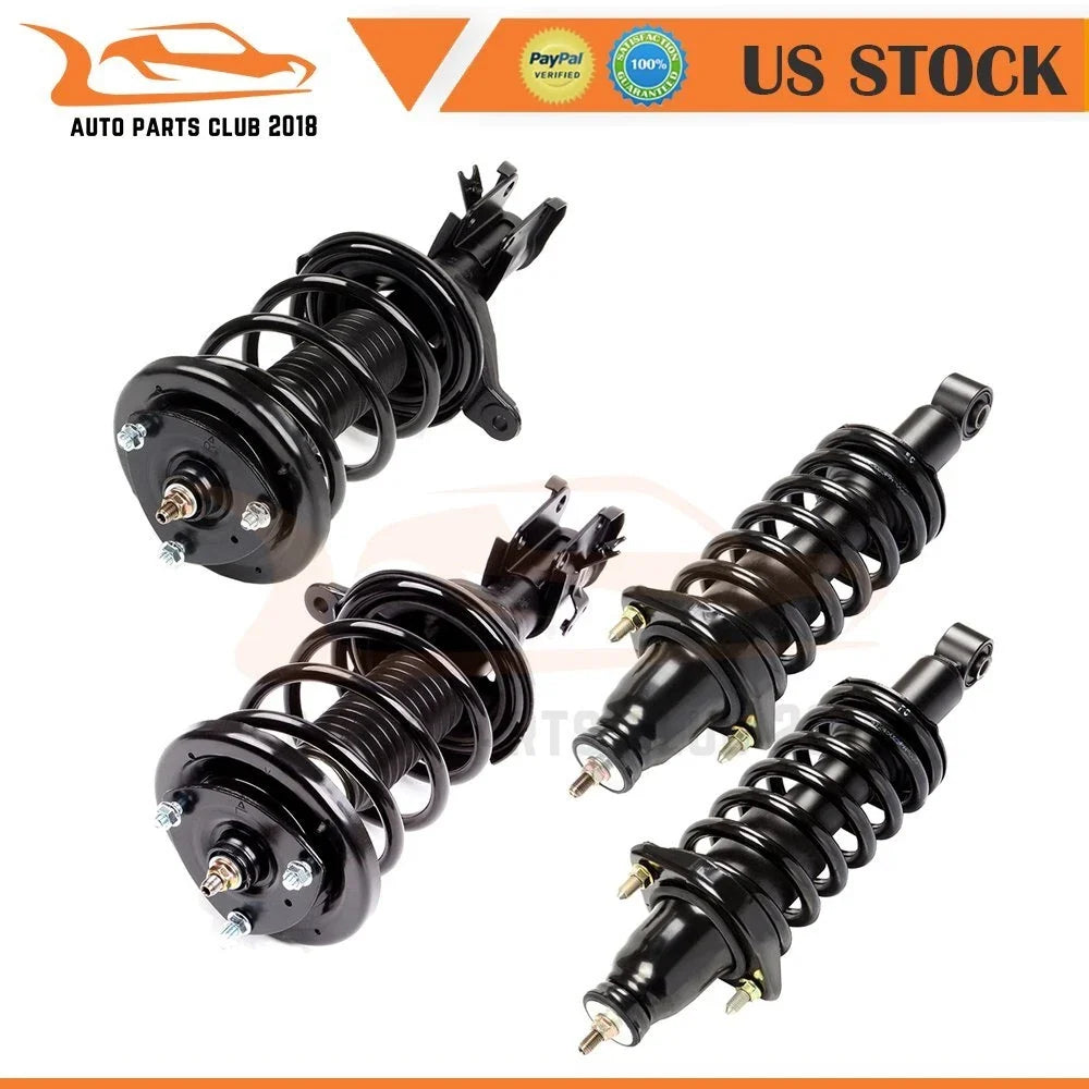 Set of 4 Complete Struts Shocks Springs for Honda Civic (2003–2005)