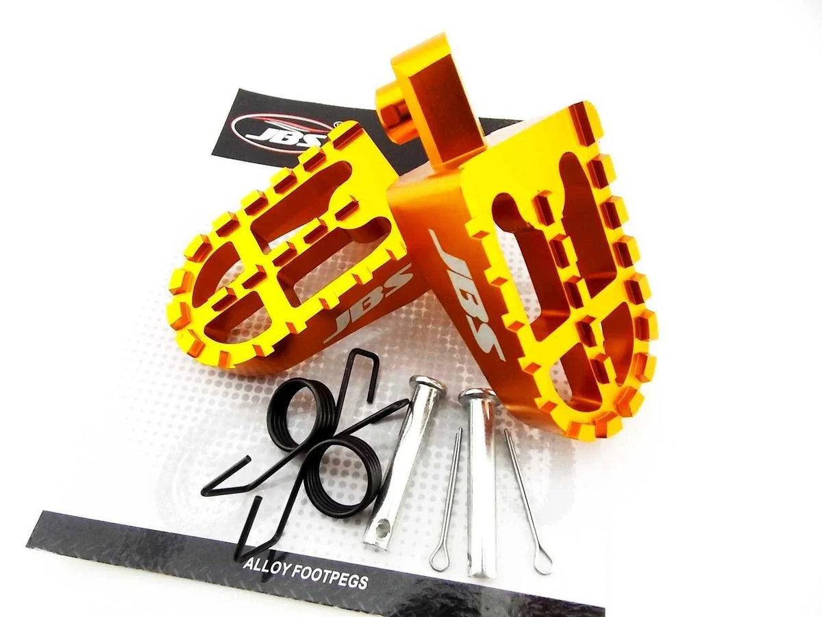 CNC Alloy Foot Pegs Set for Suzuki TS100 (1973-1977)