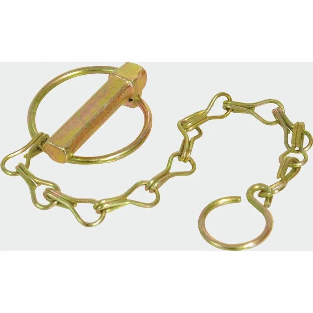 S.148 Round Linch Pin, Chain & Hook Assembly for White Oliver (Fits 11mm)