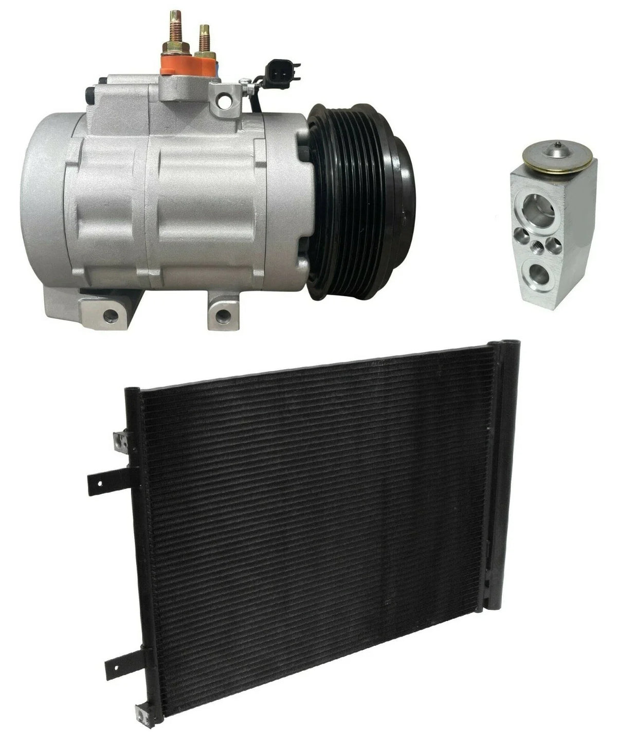 AC Compressor Kit With Condenser for Ford F-350 Super Duty (2016–2016)