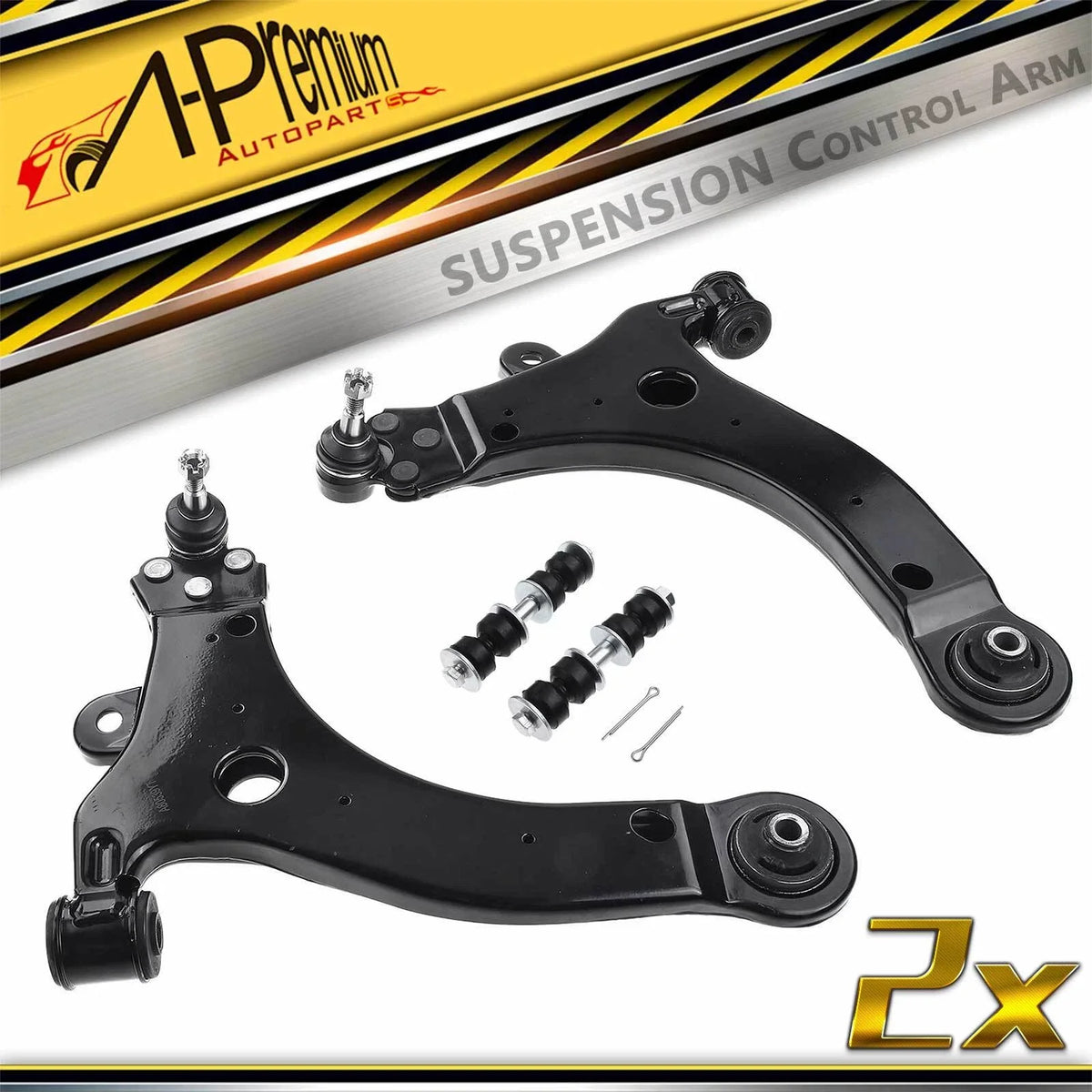 Set of 4 Front Lower Control Arms for Chevy Impala (2006–2013)