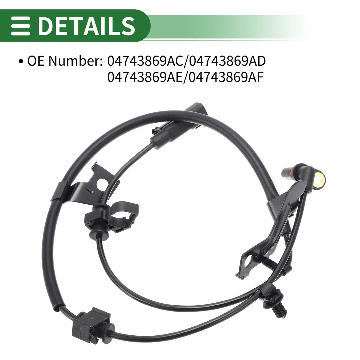 ABS Wheel Speed Sensor Rear Left for Dodge Journey (2009-2023)