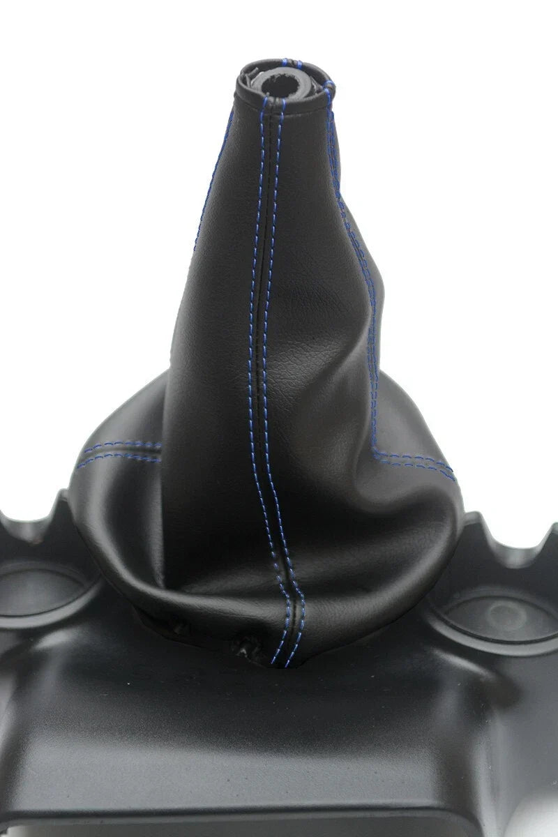 Leather Manual Shift Boot Cover for Ford Ranger (2004–2010) Blue Stitch
