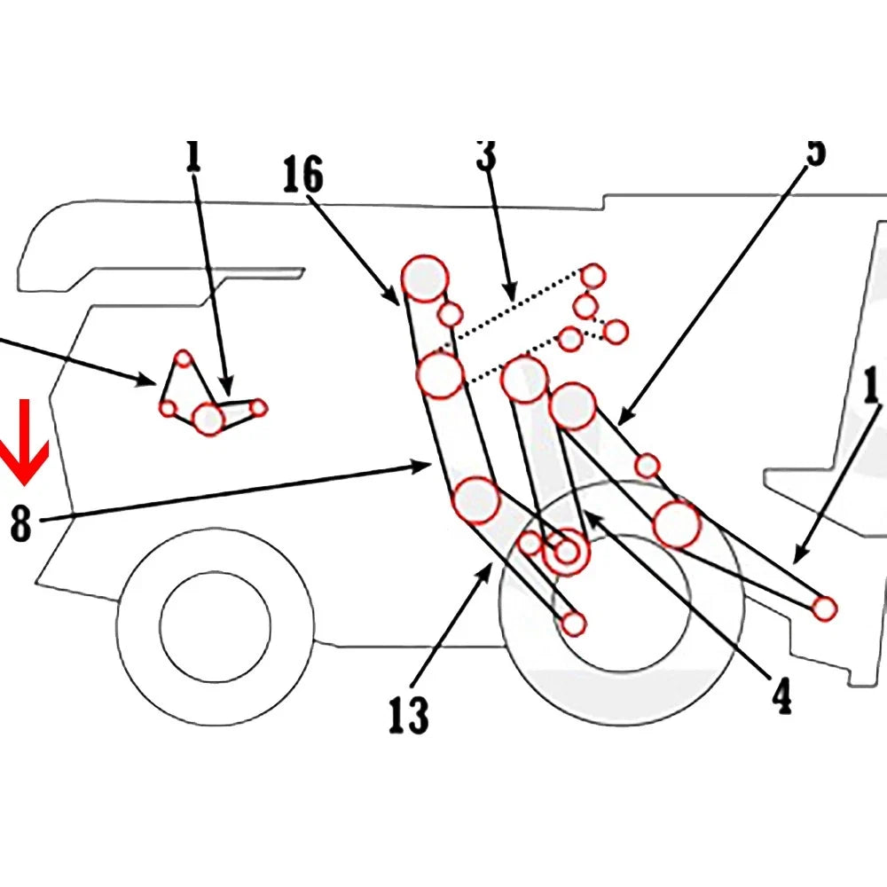 Jackshaft Drive Belt for Popcorn Special (AM71368072)