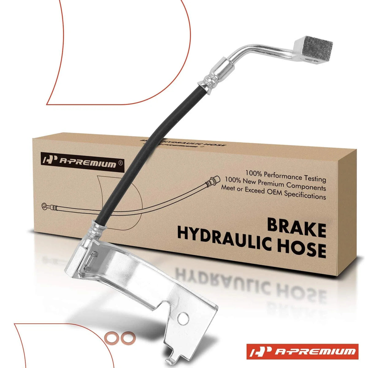 Rear Left Brake Hydraulic Hose for Ford Mustang (1994–1995)
