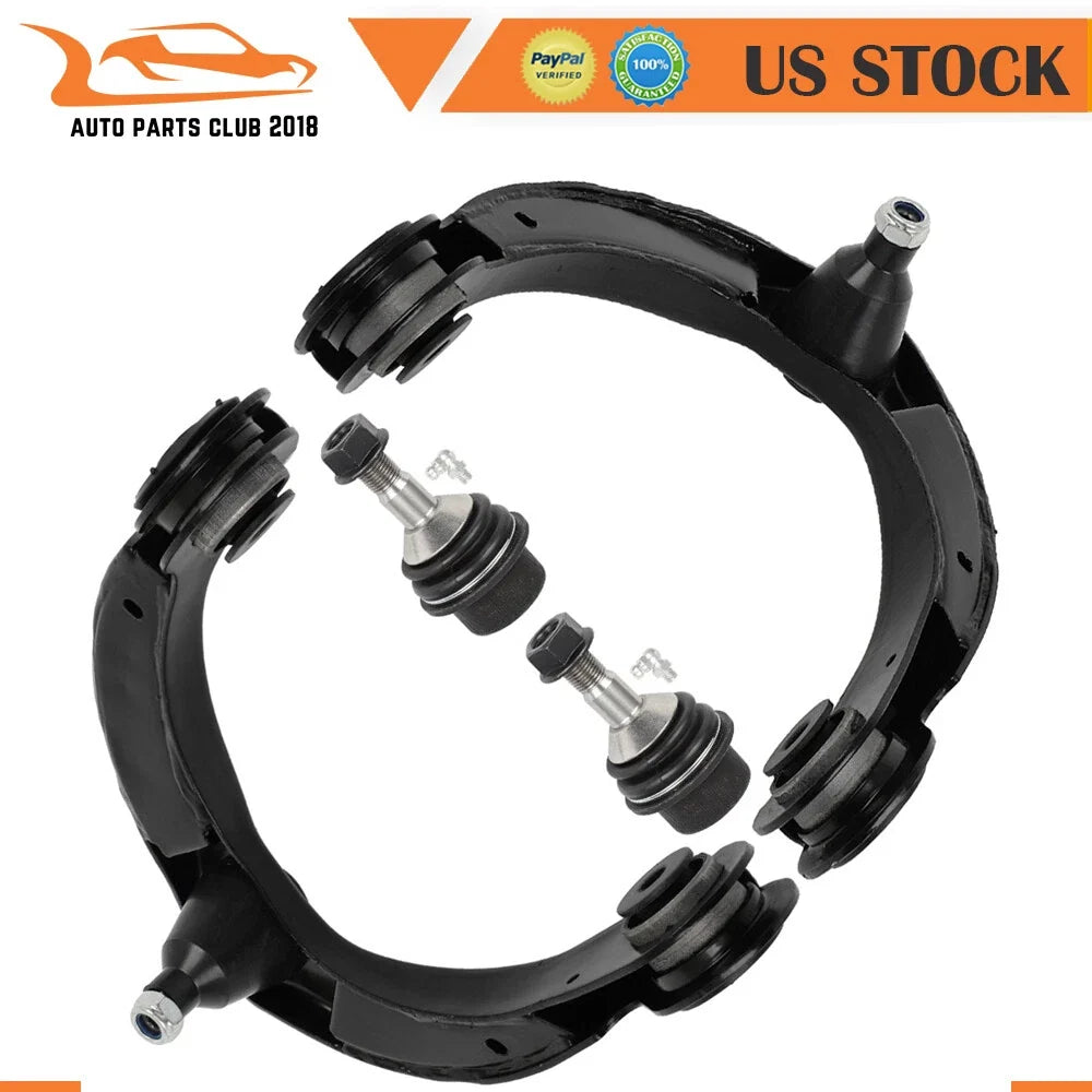 Set of 4 Front Upper Control Arms with Lower Ball Joints for Dodge Durango (2011–2015)