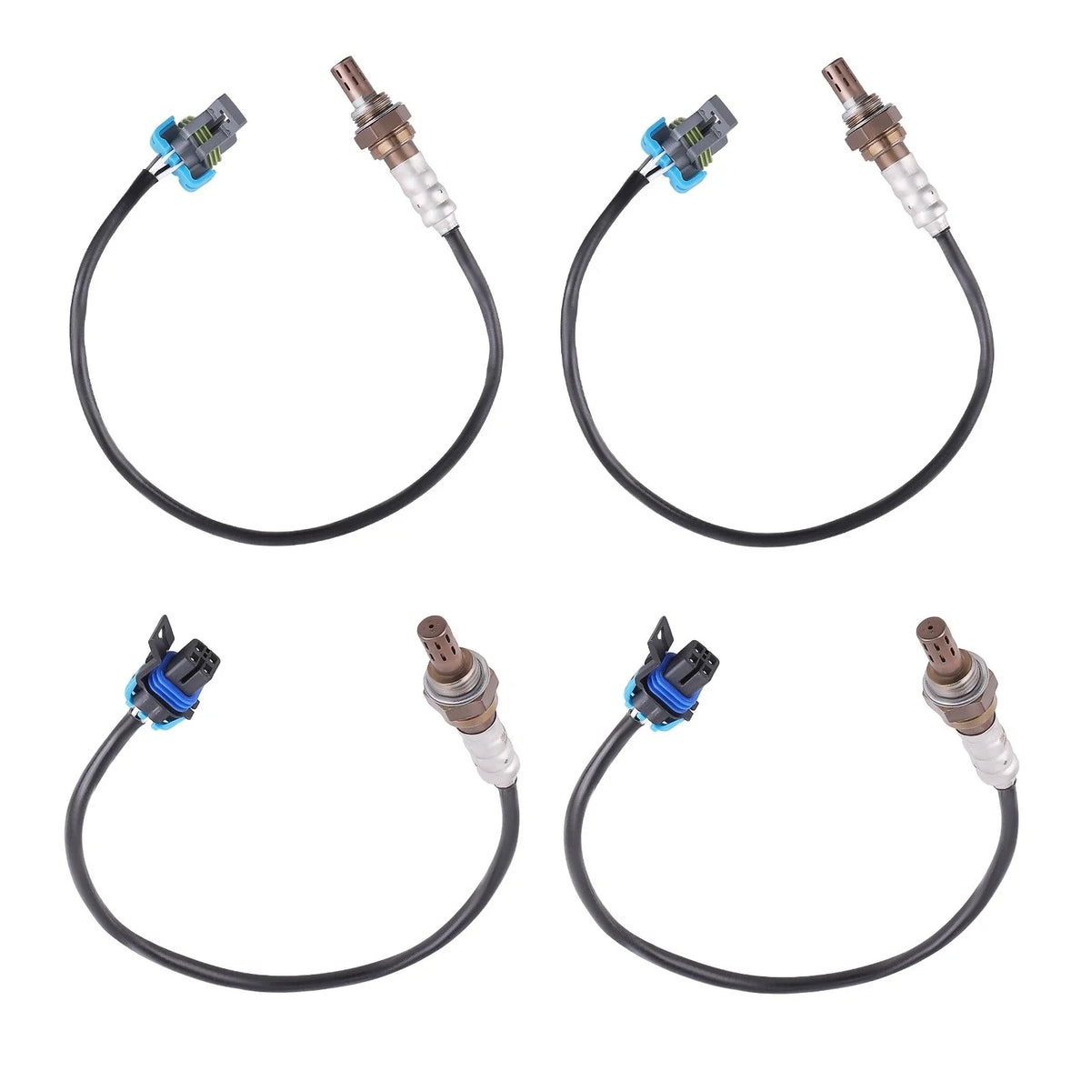 Set of 4 Oxygen Sensors for GMC Sierra 1500 Classic 5.3L V8 (2007)