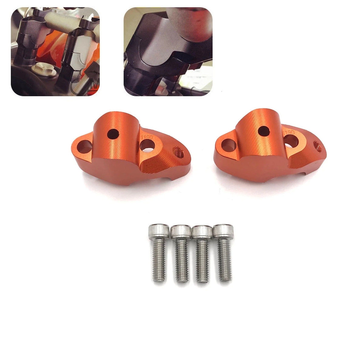 28mm Riser Handlebar Mount for KTM 1190 1050 1290 ADV (2013–2020)