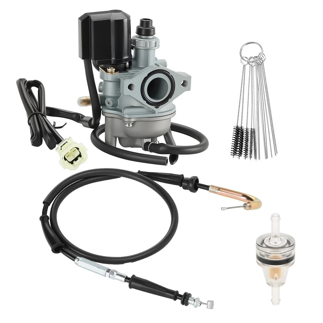 15004-Y006 Carburetor Assembly with Throttle Cable for KFX90 KFX50 2007-2024