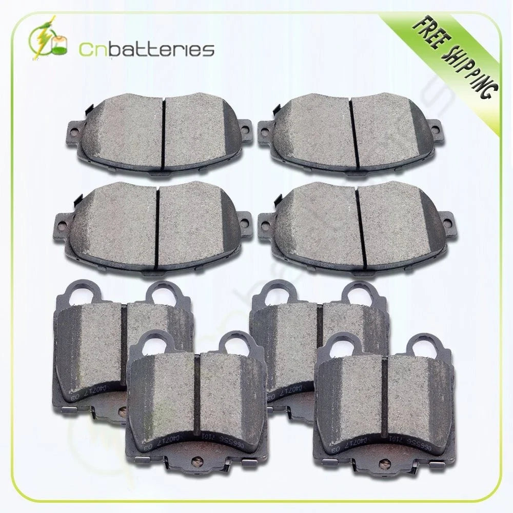 Front Rear Brake Pads Ceramic for SC430 IS300 GS300 GS430 2001-2010