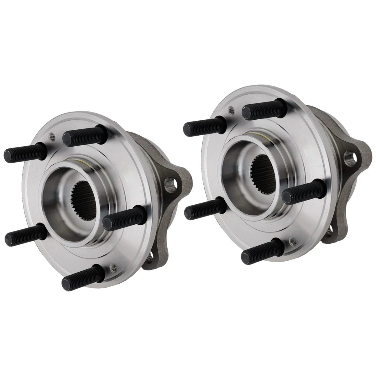 Wheel Hub Pair for Front/Rear Fitment - Compatible with Kia