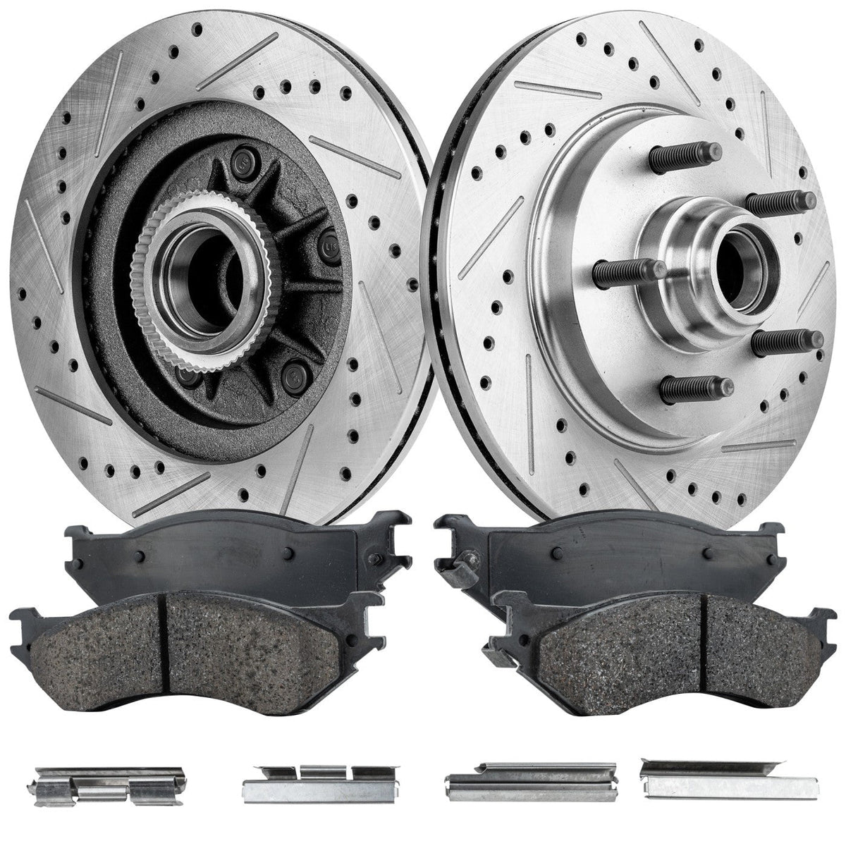 Brake Disc and Pad Kit Front for Ford F-150 2004