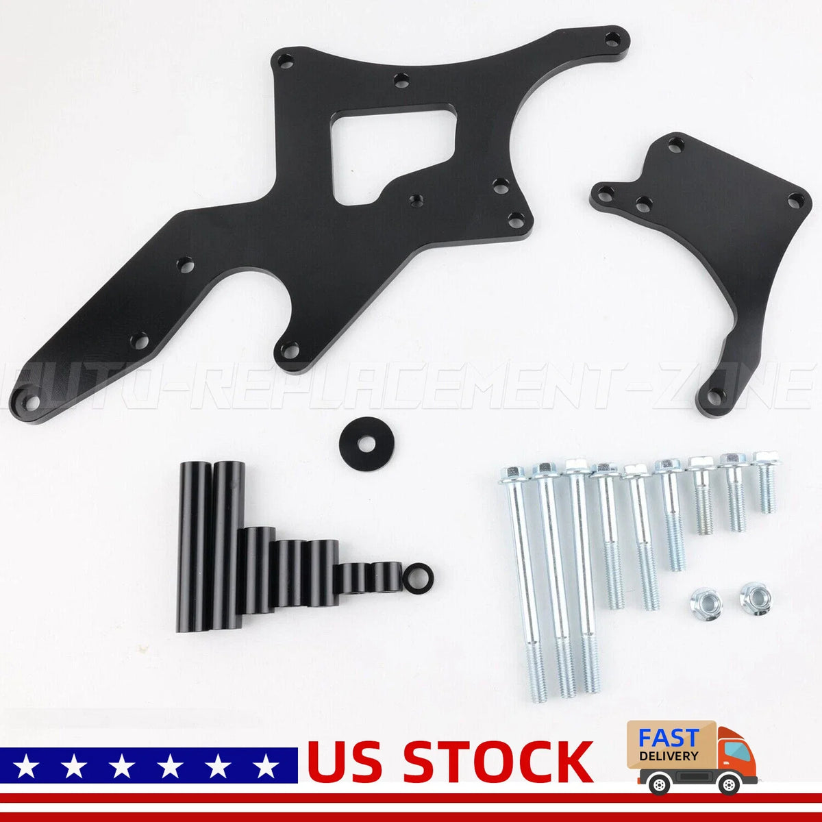 Alternator & Power Steering Pump Serpentine Bracket for LS Engine