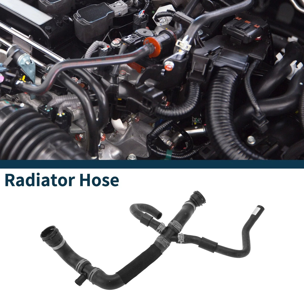 Radiator Hose Water Pipe for Audi Q7 (2016) No. 4M0122101CK Rubber