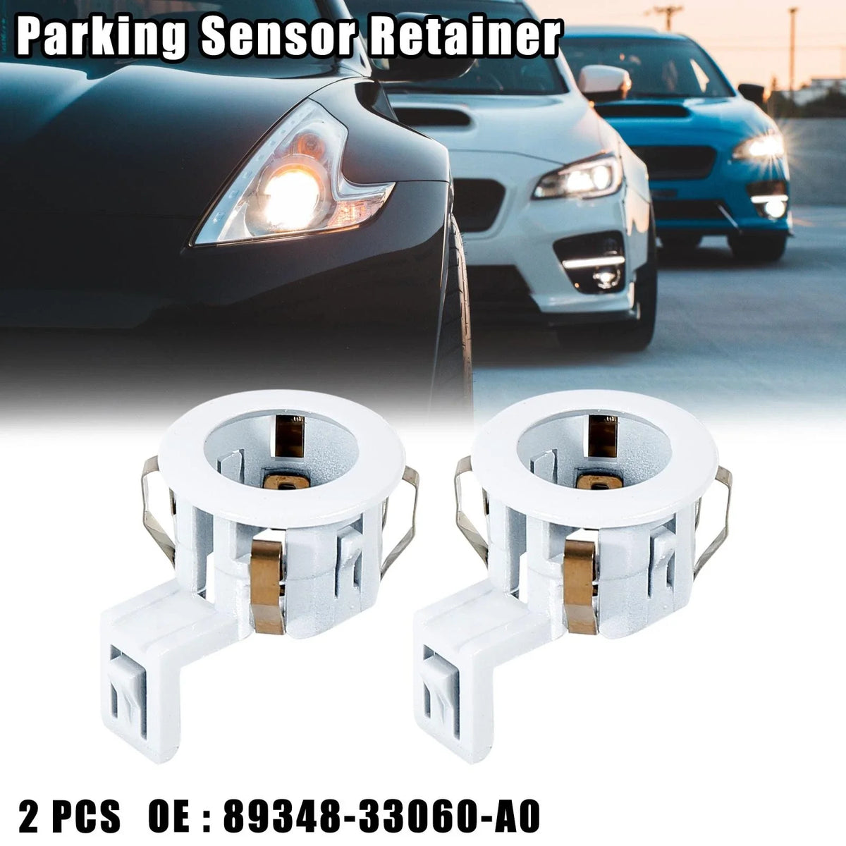 2X Parking Sensor Retainer for Toyota (89348-33060)