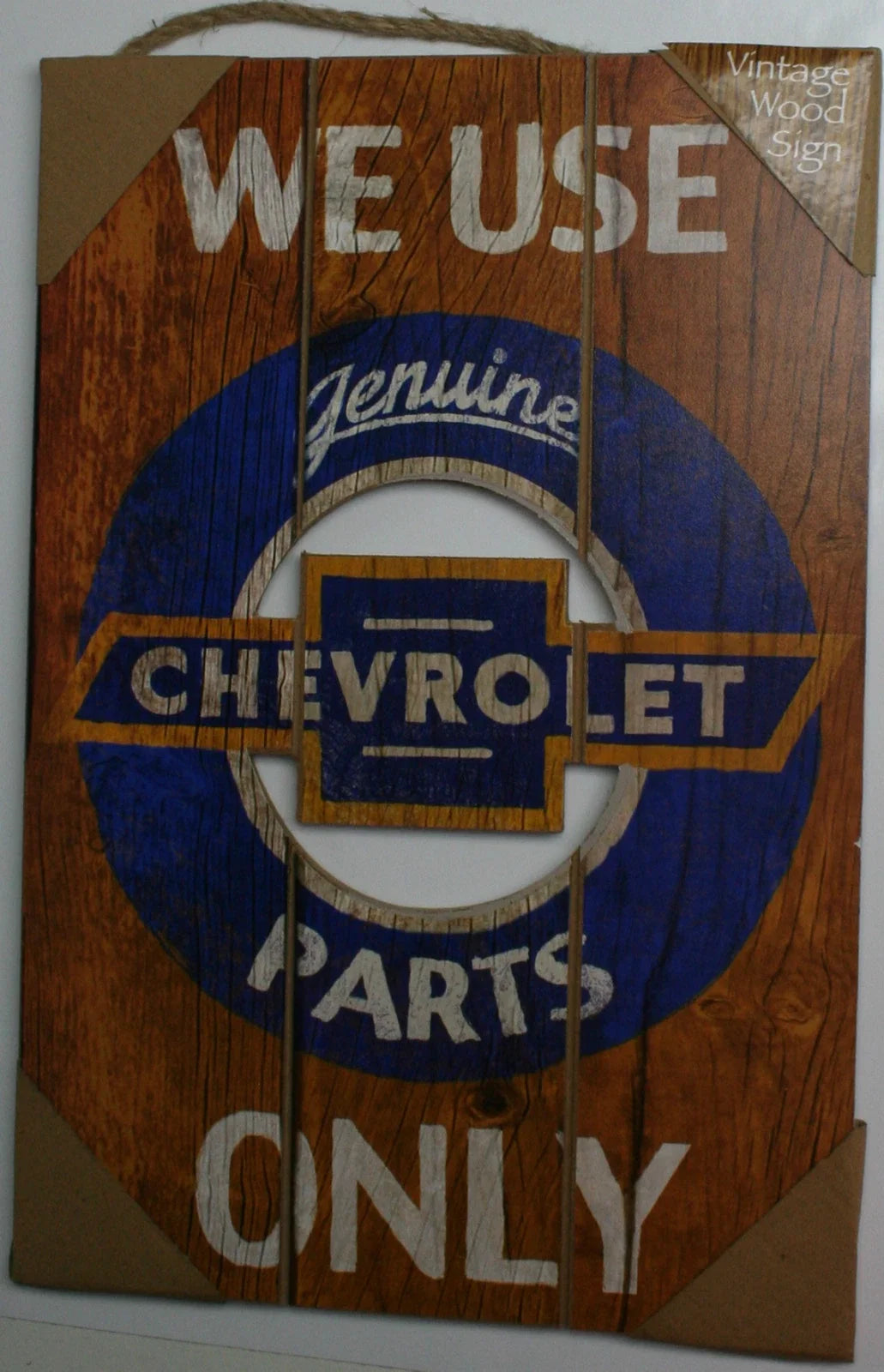 Vintage Sign License Plate Tag for Chevrolet GMC