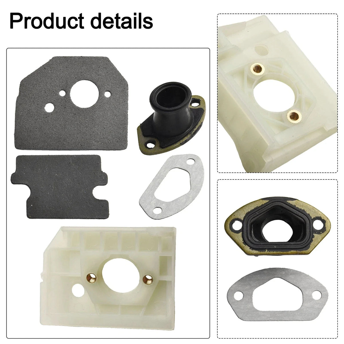 Carburetor Kit Bracket Gasket for Chinese Chainsaw 5200 52CC 5800 58CC