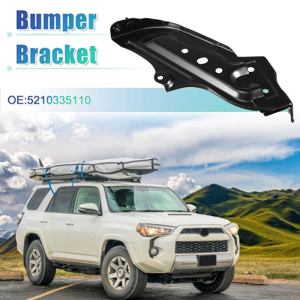 Right Side Front Bumper Bracket NO. 5210335110 for Toyota 4Runner (2014–2020)