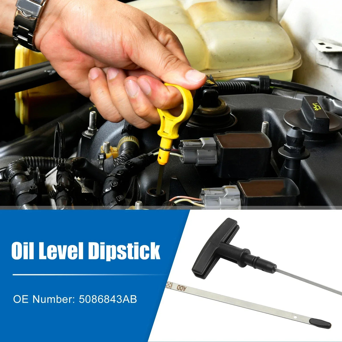 5.9L Engine Oil Dipstick for Dodge Ram 2500 Laramie SLT ST 2003-2009