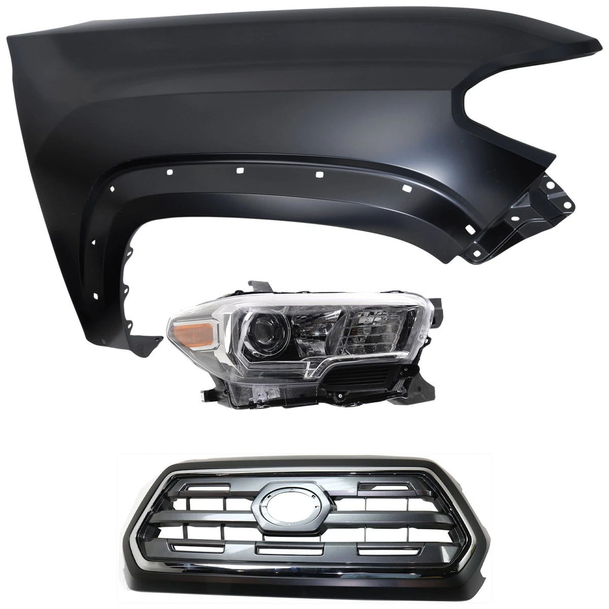 Headlight Passenger Right Side for Toyota Tacoma (2016–2017)