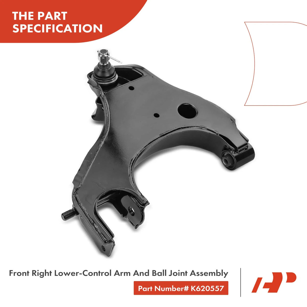 8-Piece Front Control Arm, Ball Joint & Tie Rod End Set for Nissan Frontier