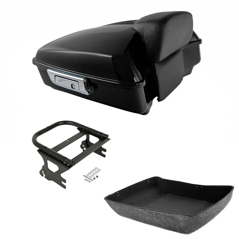 10.7'' Chopped Trunk Mount for Harley Glide Touring 1997-2008