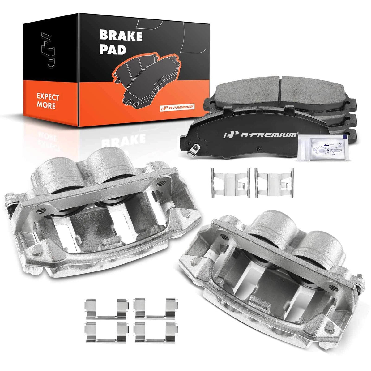 6x Front Brake Caliper & Pad for Ford F-150 Heritage (1999–2004)