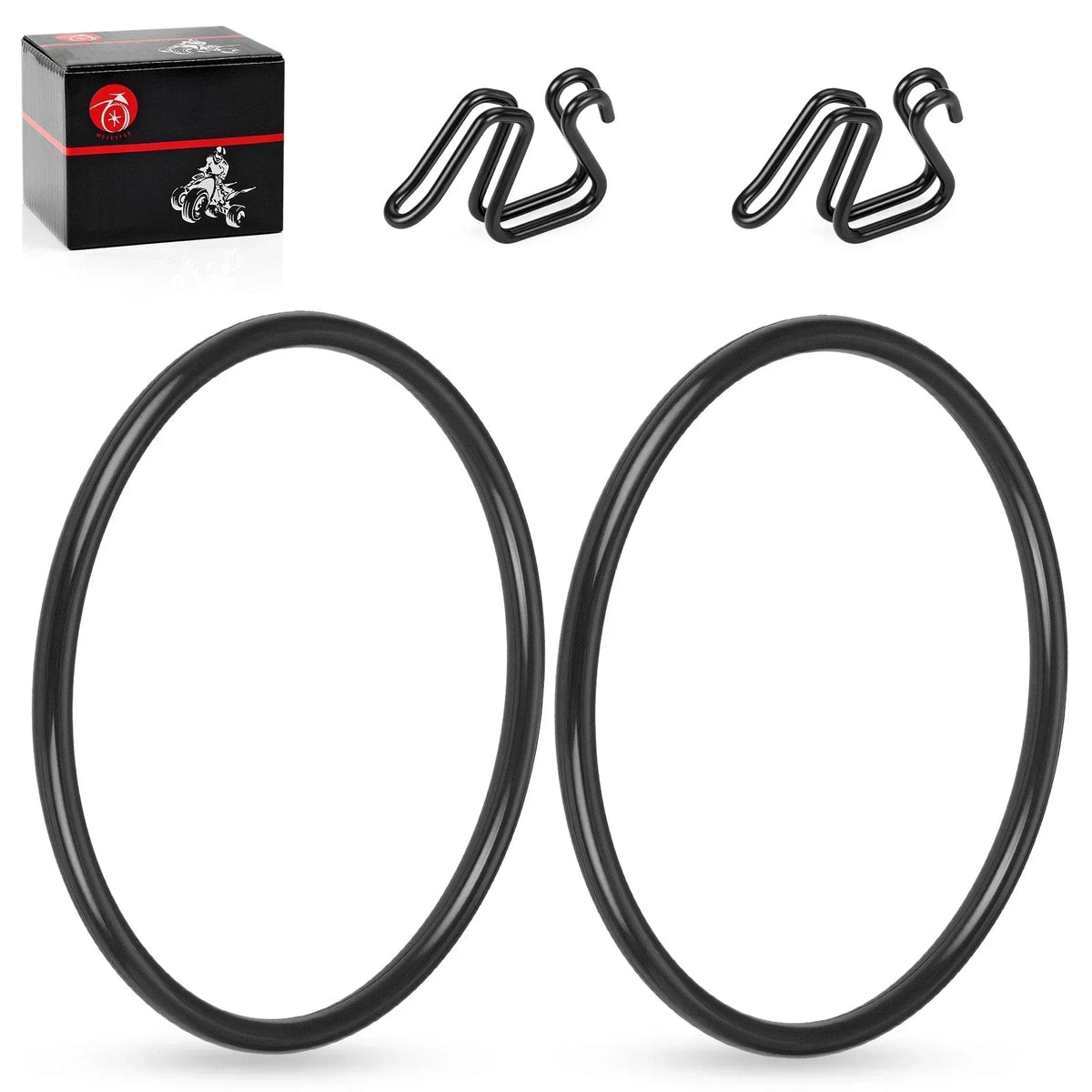 Front Mount Clips & Bands for Number Plate - Honda Z50R 1979-1987