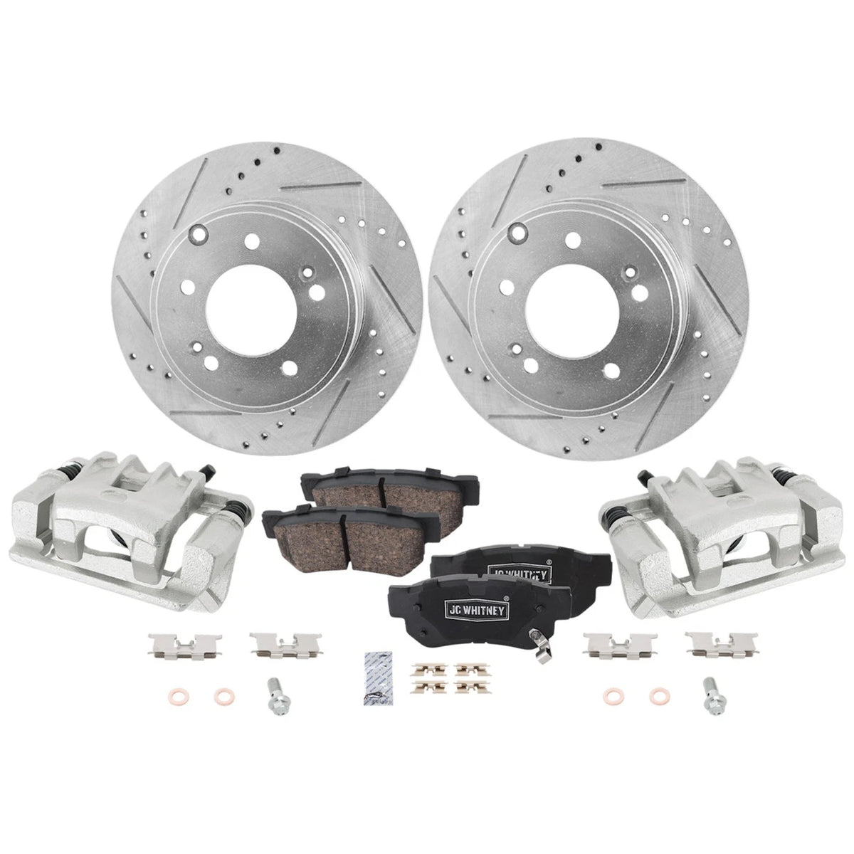 2-Wheel Set Brake Kit with Calipers for Hyundai Sonata (2006)