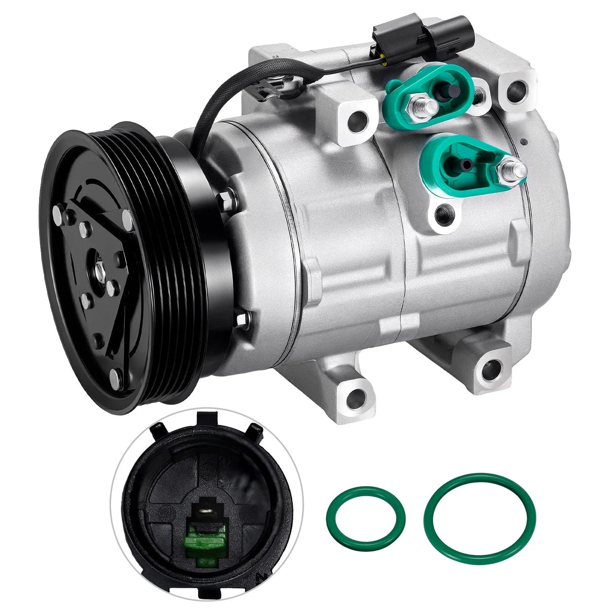 AC Compressor for Kia Sorento 2008-2009 & Hyundai Entourage 2007-2009 3.8L 3.3L