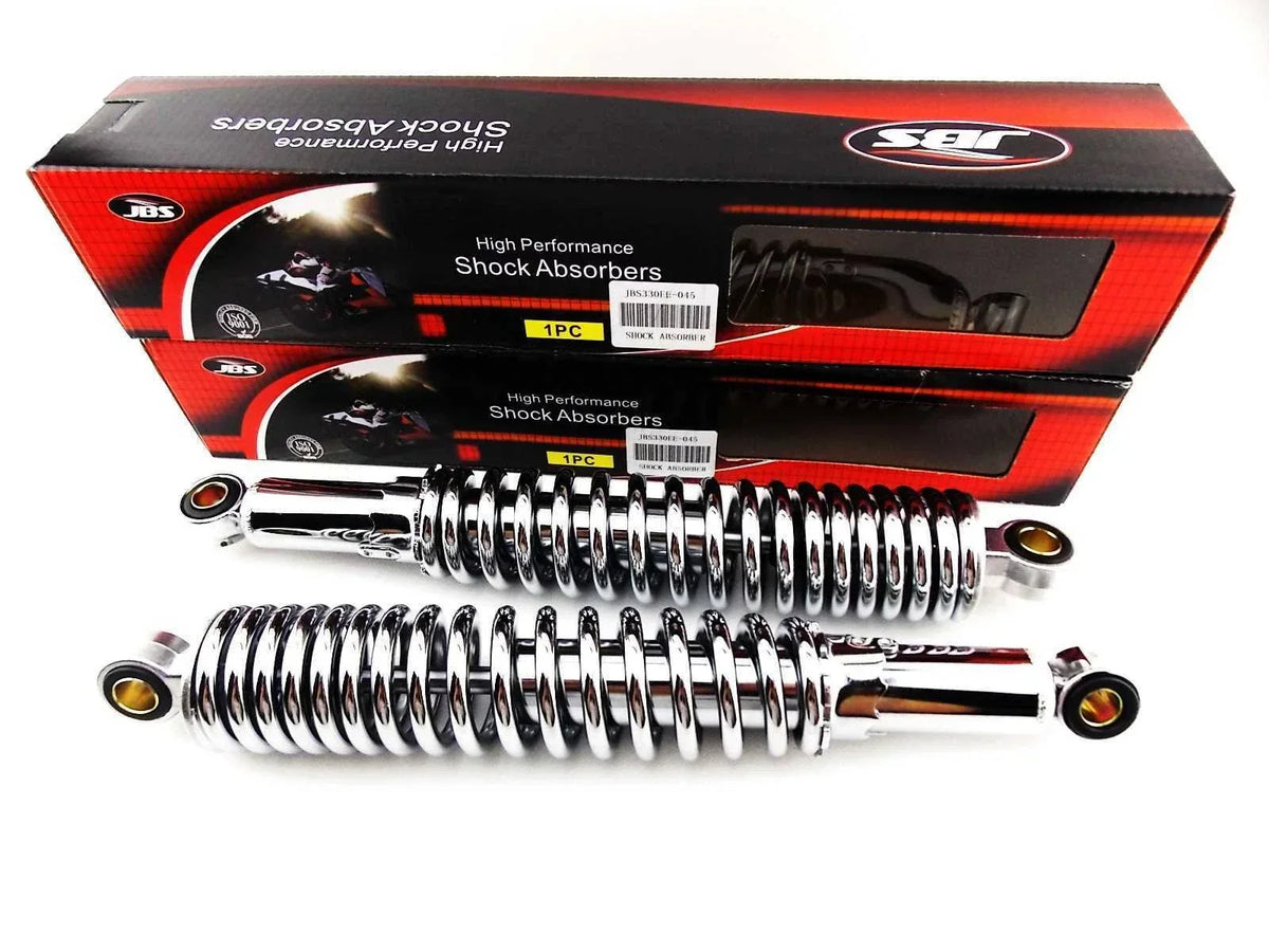 Chrome Rear Shock Absorbers 330mm for Benelli 900 SEI
