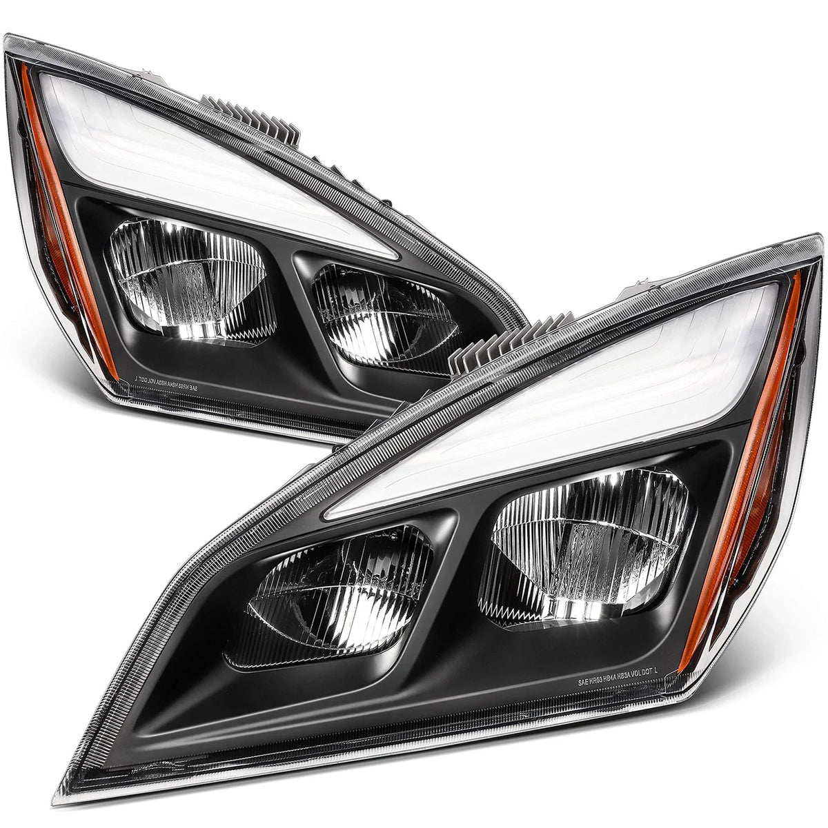 2X LED Headlight Assembly for Freightliner Cascadia (2018–2026)