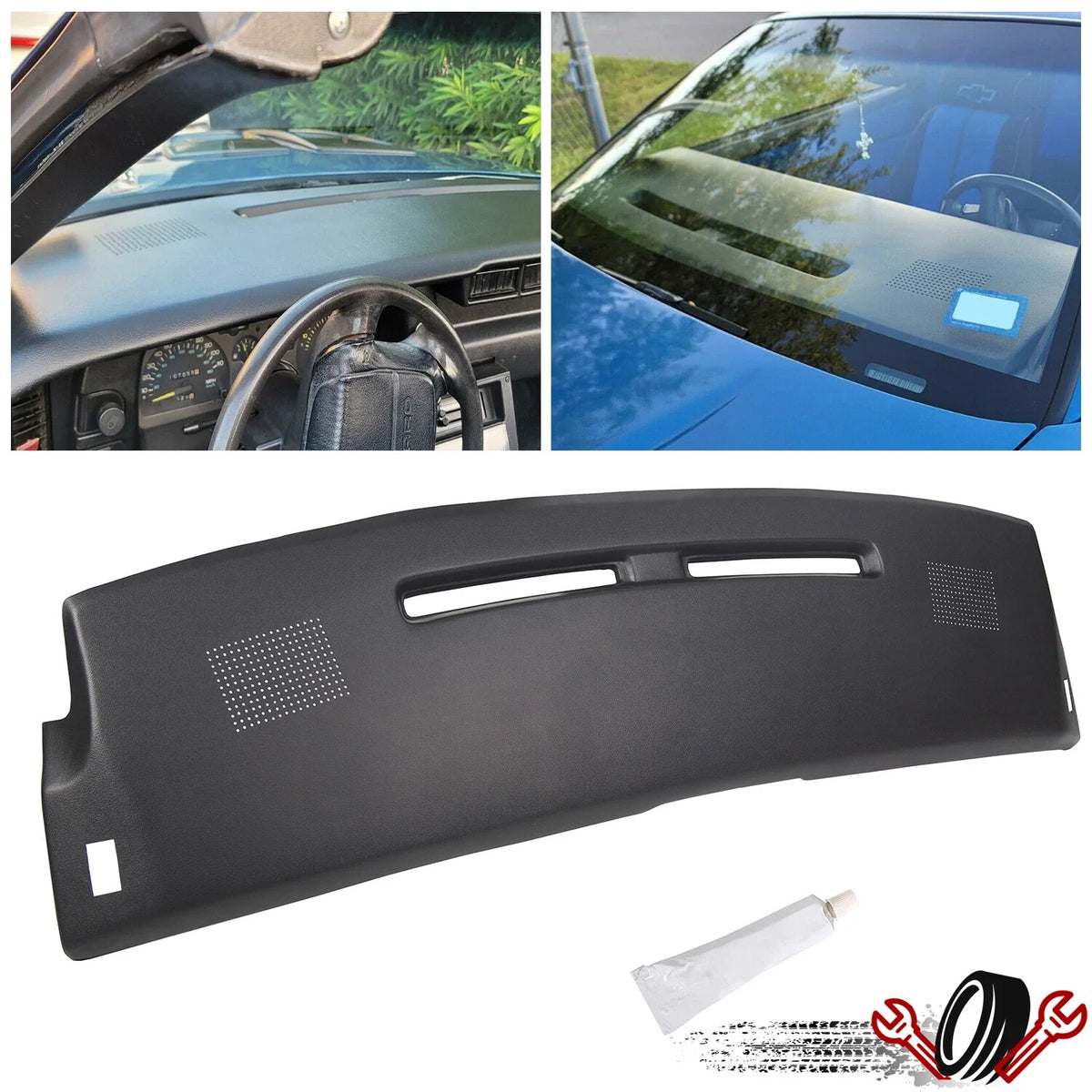 Dash Pad Overlay for Chevrolet Camaro (1984–1992) Textured Black
